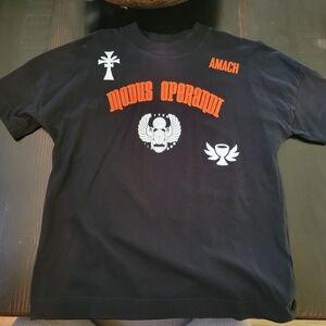 IRELAND AMACH Black Graphic T-Shirt for Men Women S/M